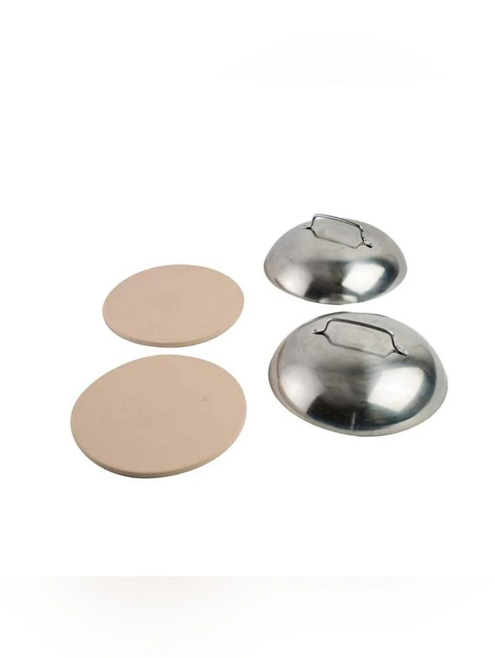 Stone Pizza Baking/Grilling Set with Dome